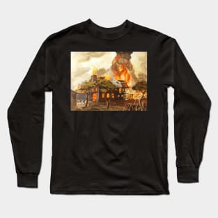 pyramid of fire 1929 - Charles Burchfield Long Sleeve T-Shirt